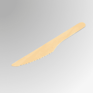 Brown Disposable Wooden Knife